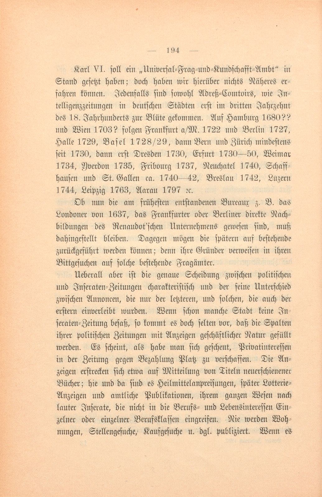 Das Basler ‹Avis-Blatt› (1729-1844) – Seite 8