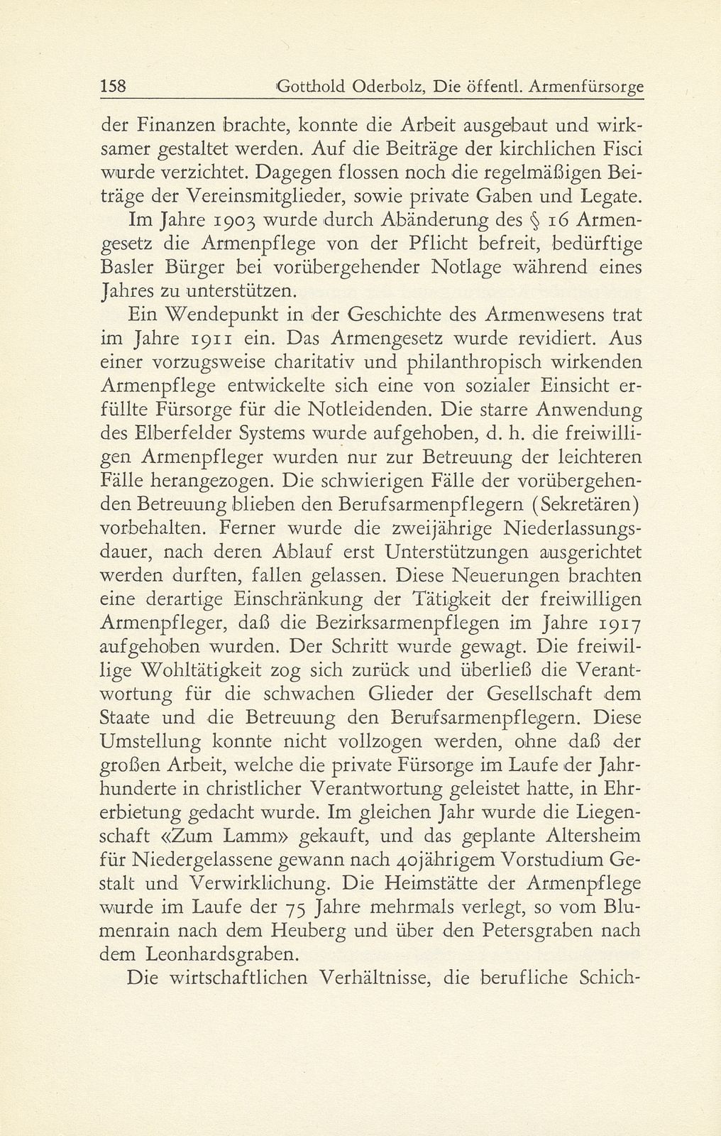 Die öffentliche Armenfürsorge der Niedergelassenen in Basel – Seite 17