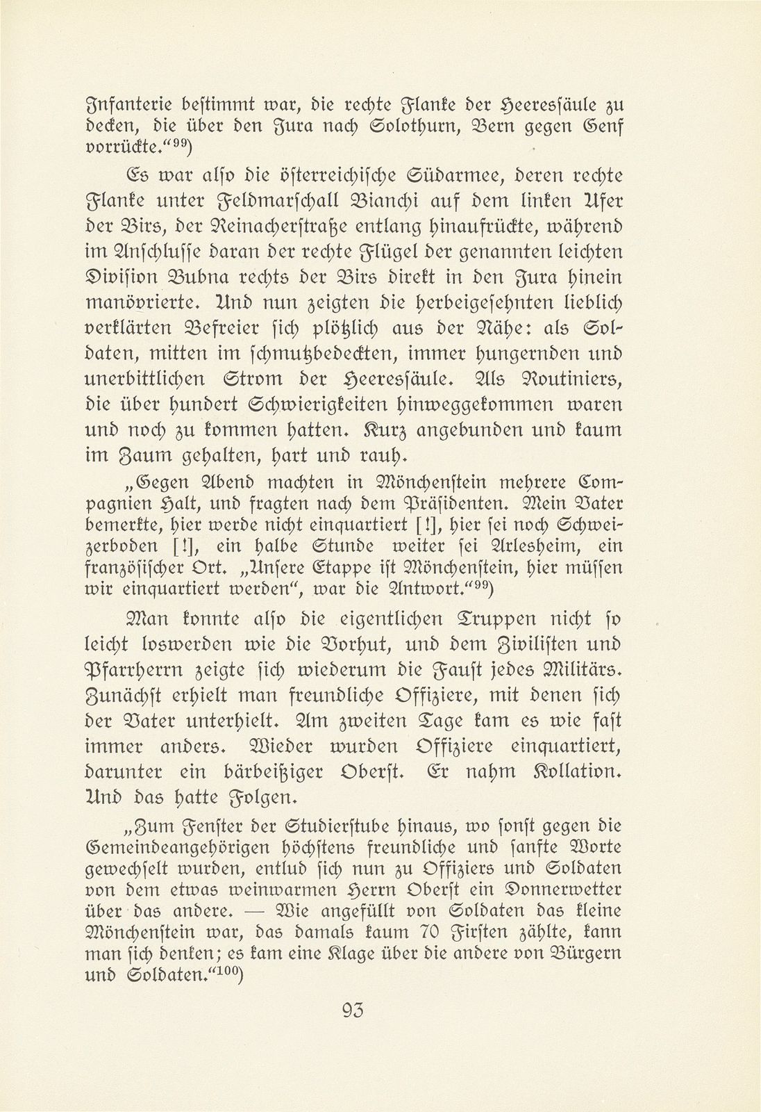 Melchior Berri. (Ein Beitrag zur Kultur des Spätklassizismus in Basel.) – Seite 35