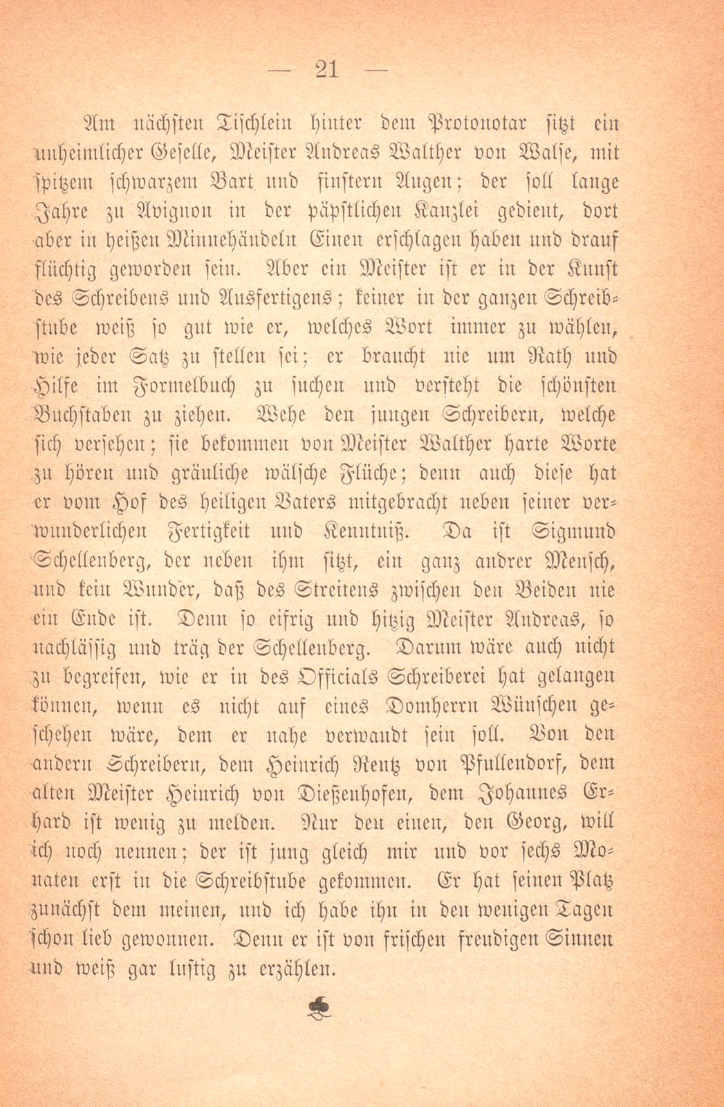 Aus dem Tagebuch des Schreibers Giselbert. (1376-1378) – Seite 9