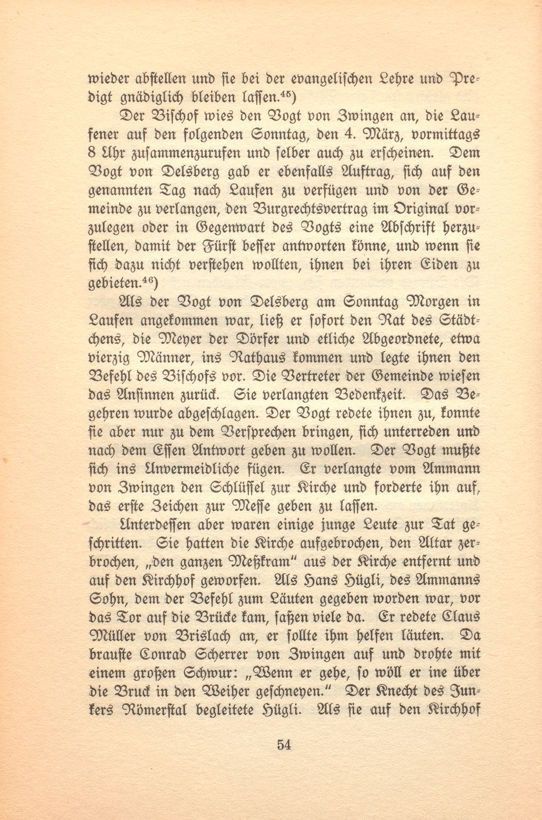 Die Gegenreformation im baslerisch-bischöflichen Laufen – Seite 24