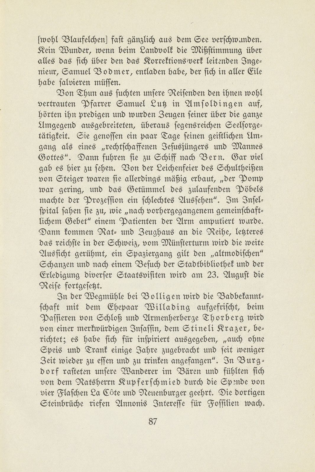 Aus den Wanderjahren des Hieronymus Annoni (1697-1770) – Seite 23