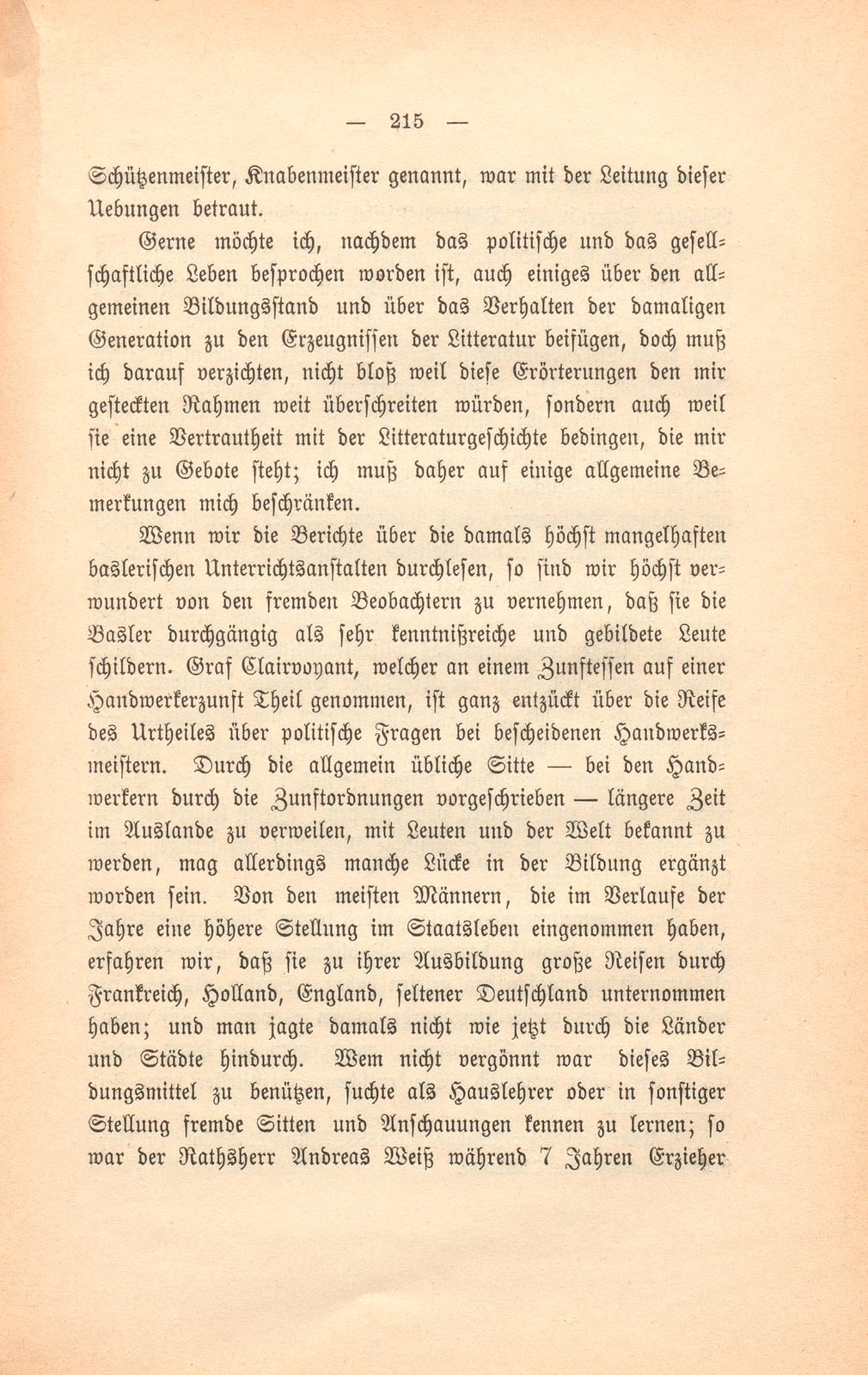 Einiges aus dem Leben zu Basel während des achtzehnten Jahrhunderts – Seite 46