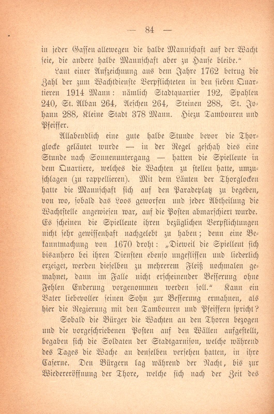 Über das baslerische Militärwesen in den letzten Jahrhunderten – Seite 6