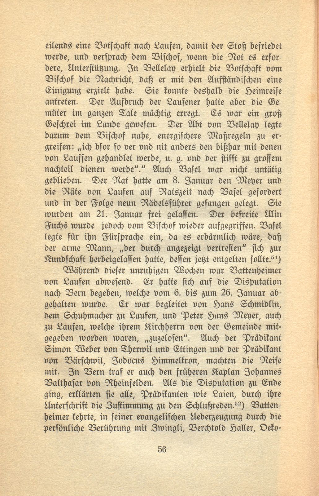 Die Reformation im baslerisch-bischöflichen Laufen – Seite 20