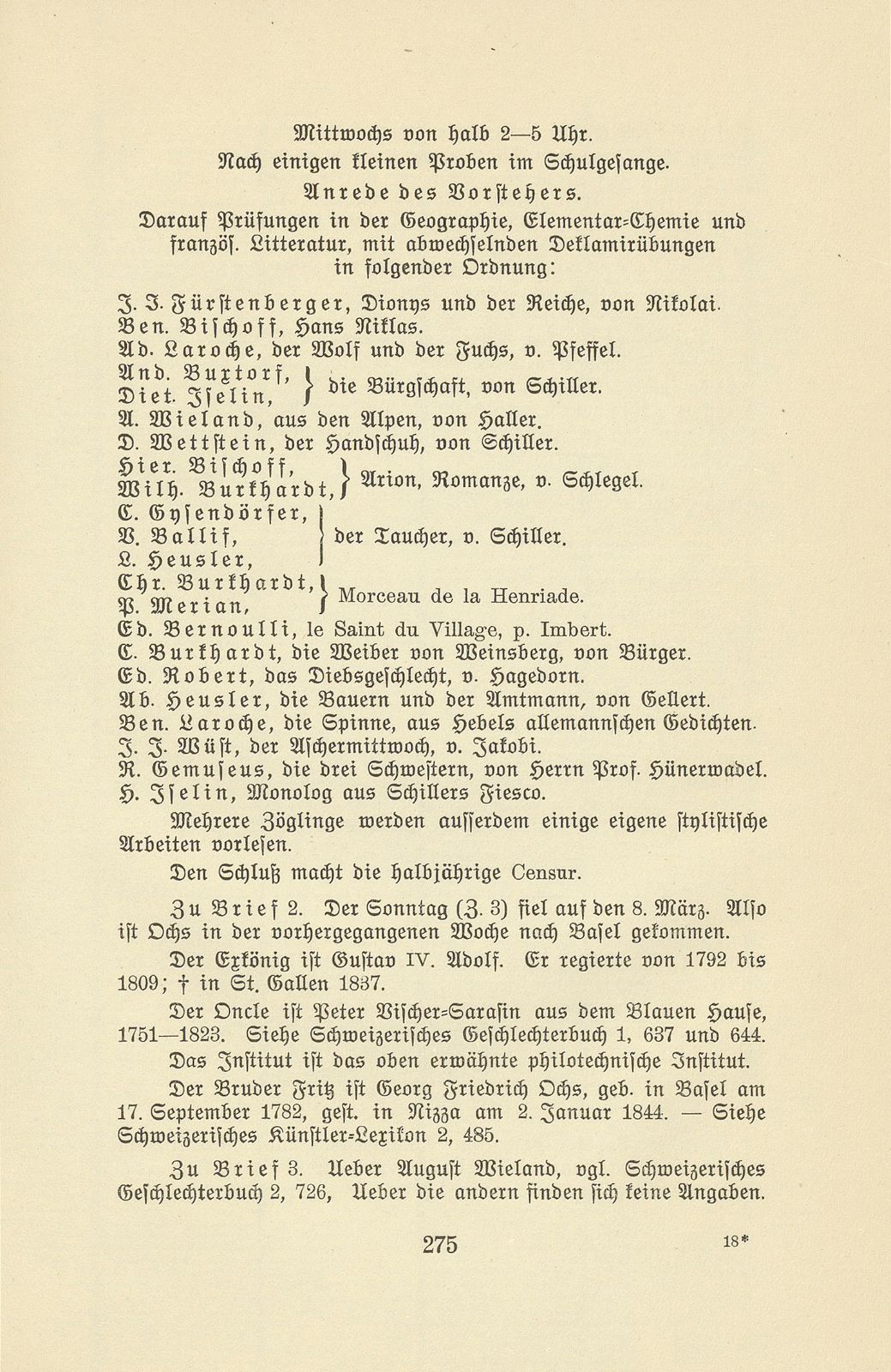 Aus den Briefen eines Baslers vor hundert Jahren [Ed. Ochs-His-La Roche] – Seite 27