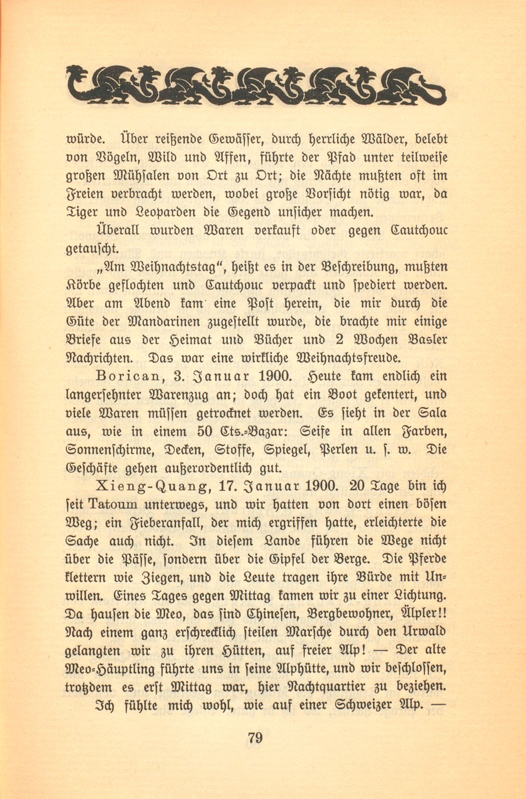 Erlebnisse eines Basler Kaufmanns in Laos (Indo-China) – Seite 31