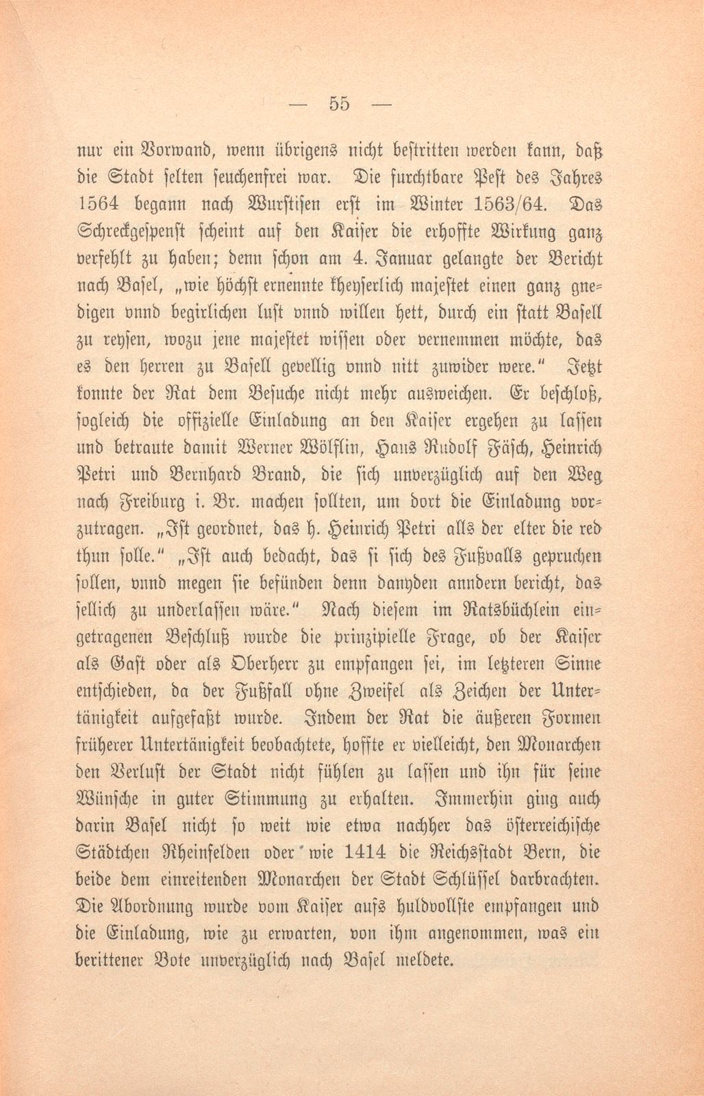 Der letzte offizielle Kaiserbesuch in Basel – Seite 7