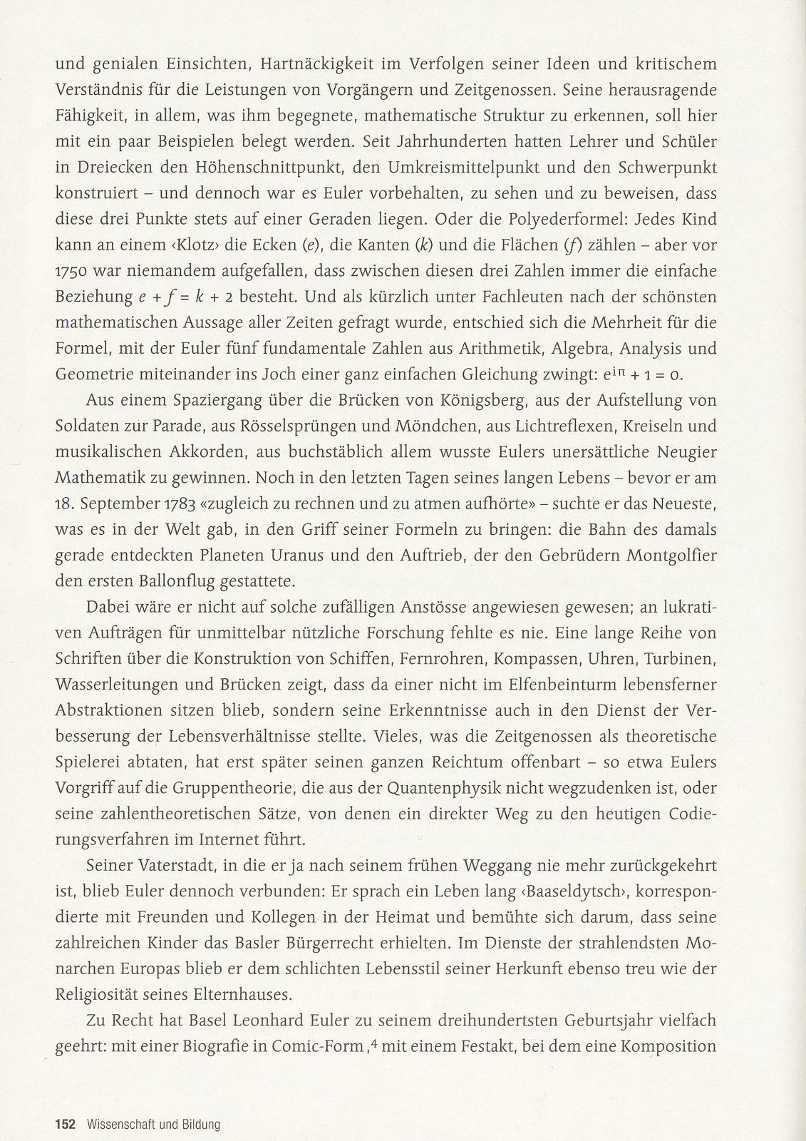 Mit Leonhard Euler ist zu rechnen – auch heute noch – Seite 2