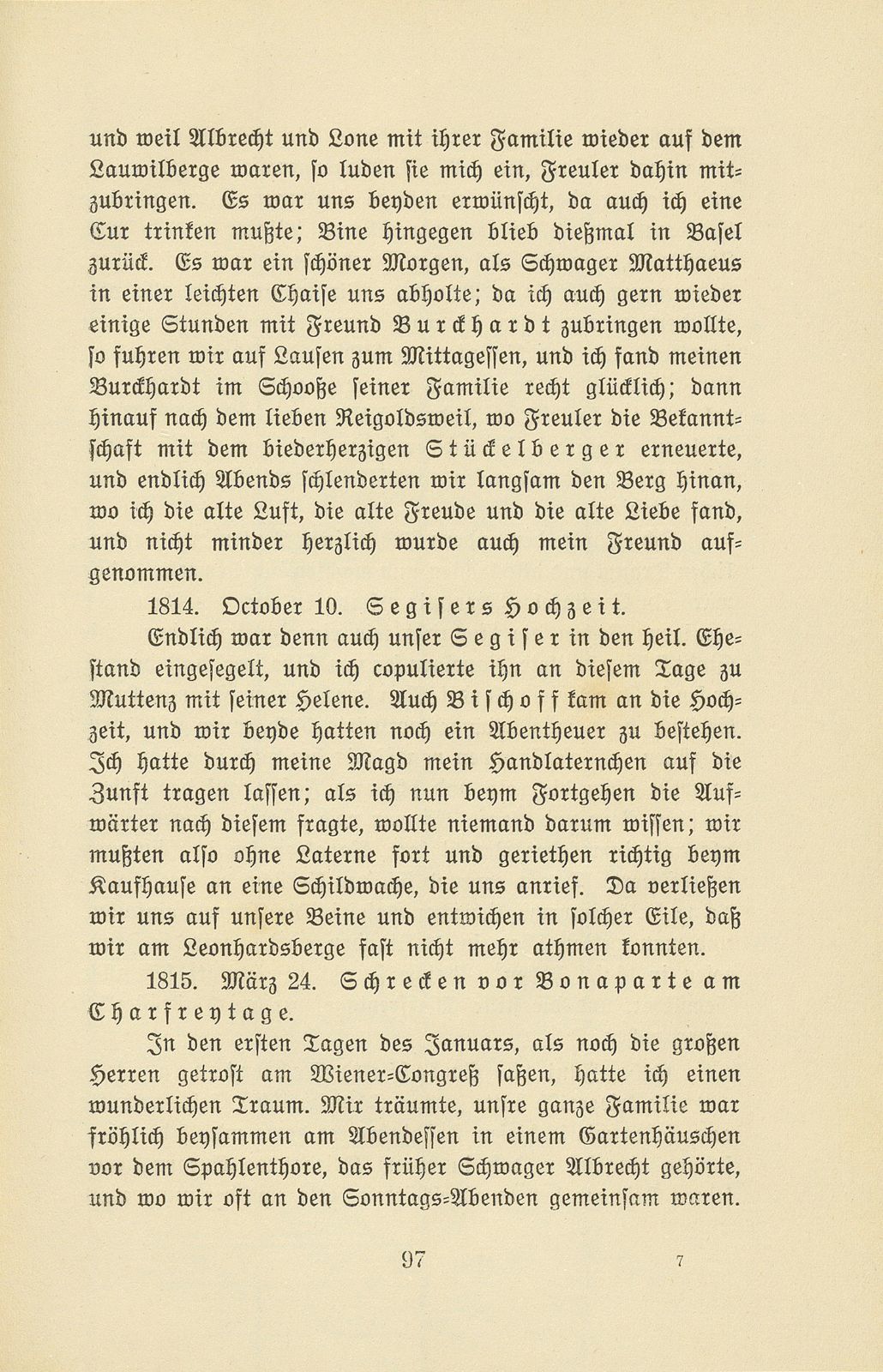 Aus den Aufzeichnungen von Pfarrer Daniel Kraus 1786-1846 – Seite 45