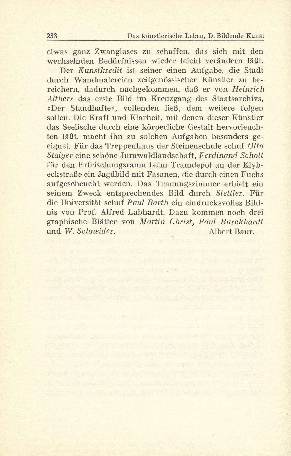 Das künstlerische Leben in Basel vom 1. Oktober 1942 bis 30. September 1943 – Seite 5