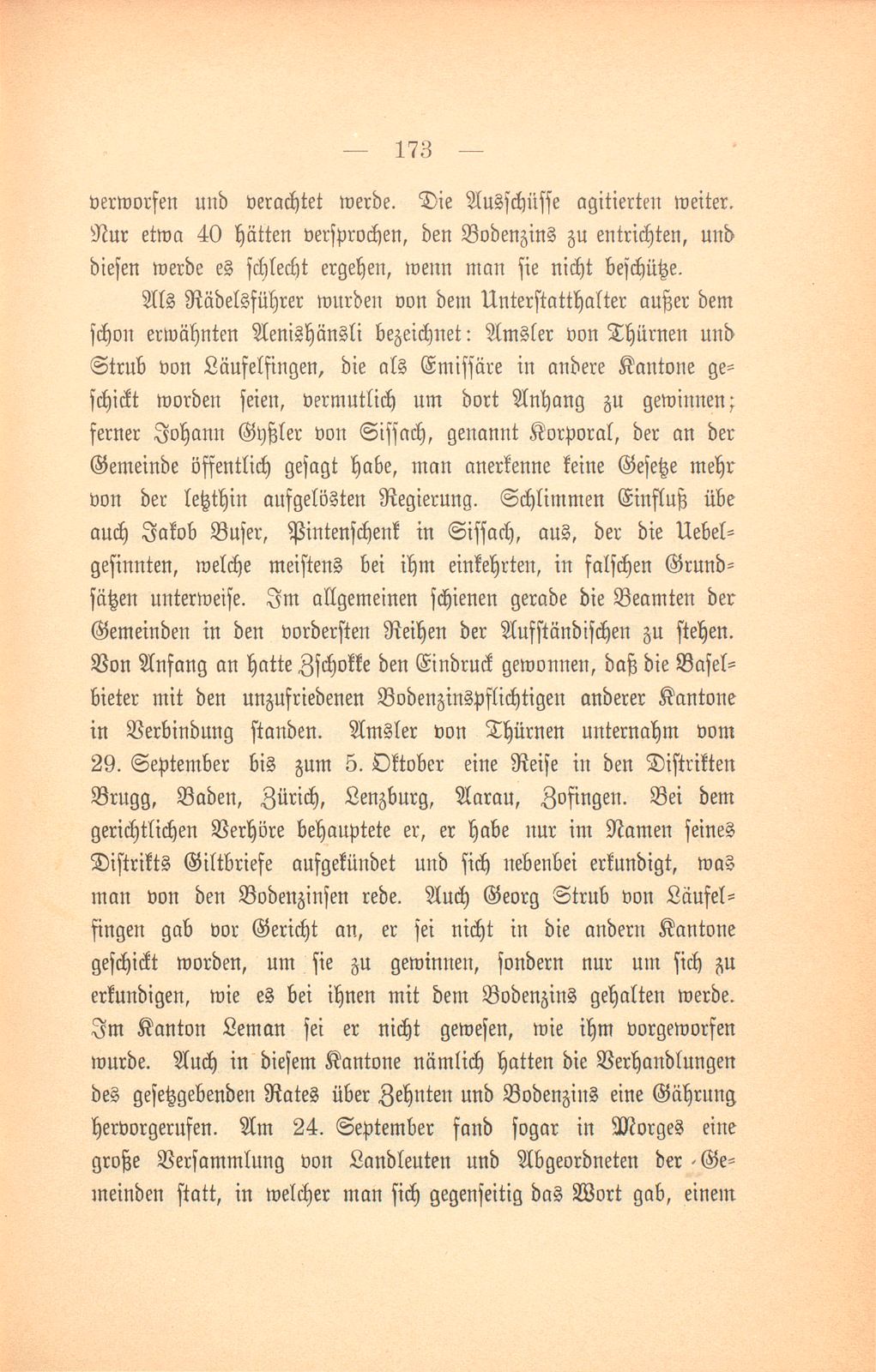 Der Bodenzinssturm in der Landschaft Basel. Oktober 1800 – Seite 9