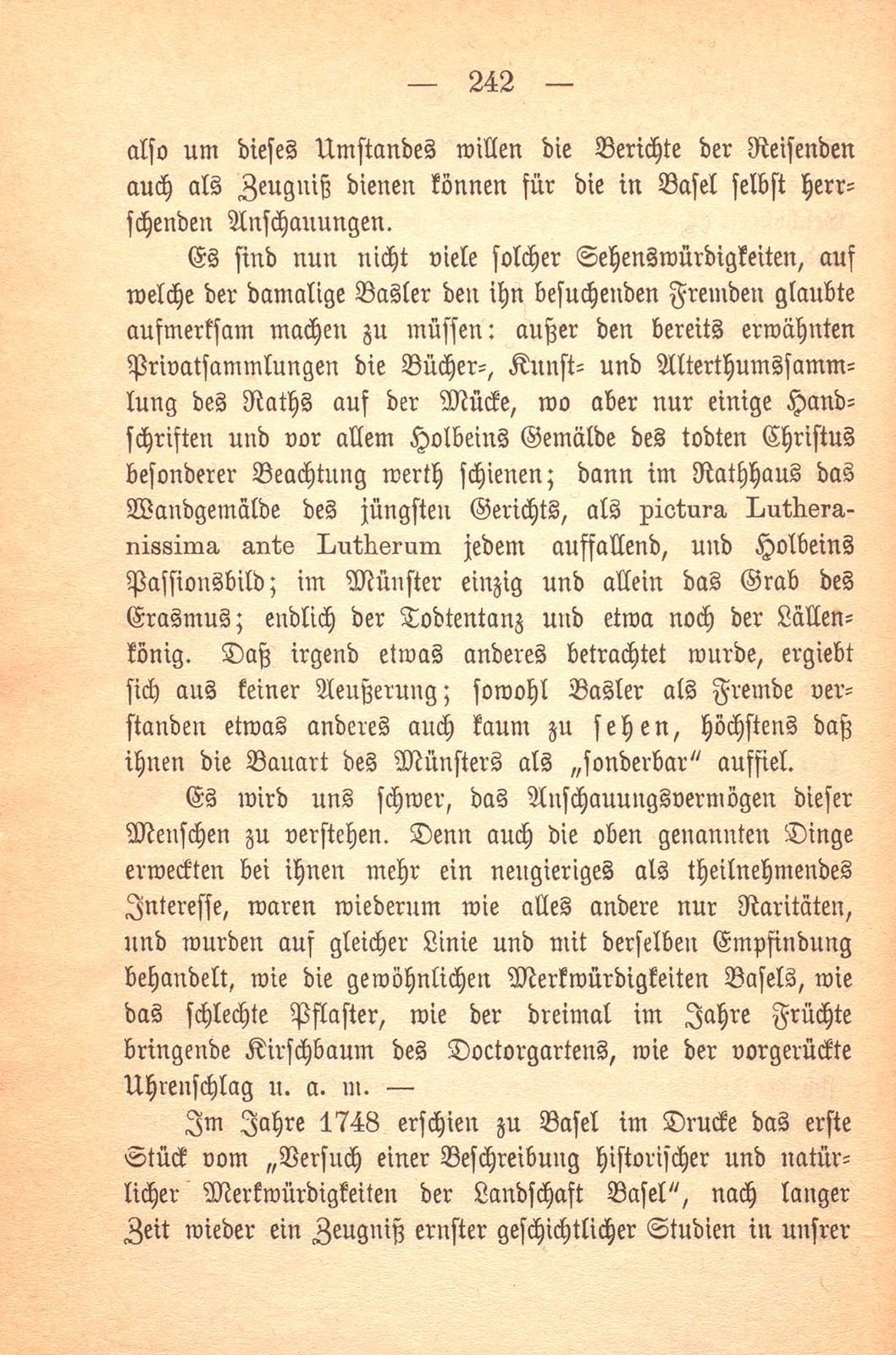 Die Erhaltung vaterländischer Alterthümer in Basel – Seite 18