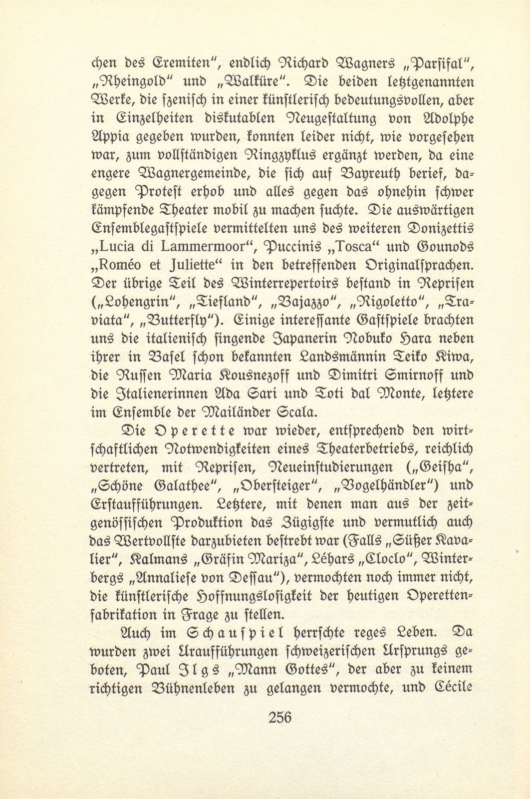 Das künstlerische Leben in Basel vom 1. Oktober 1924 bis 30. September 1925 – Seite 4