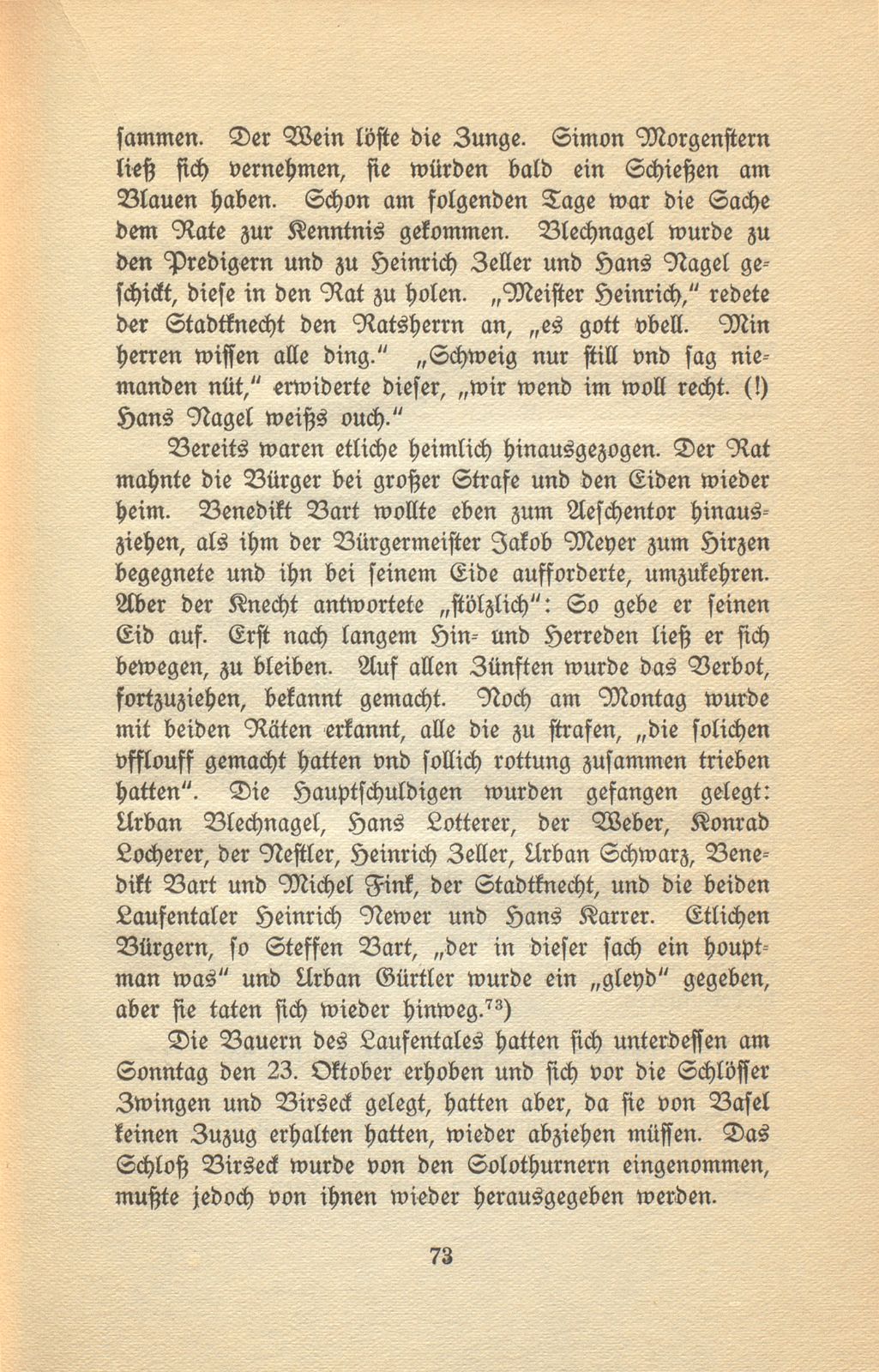 Die Reformation im baslerisch-bischöflichen Laufen – Seite 37