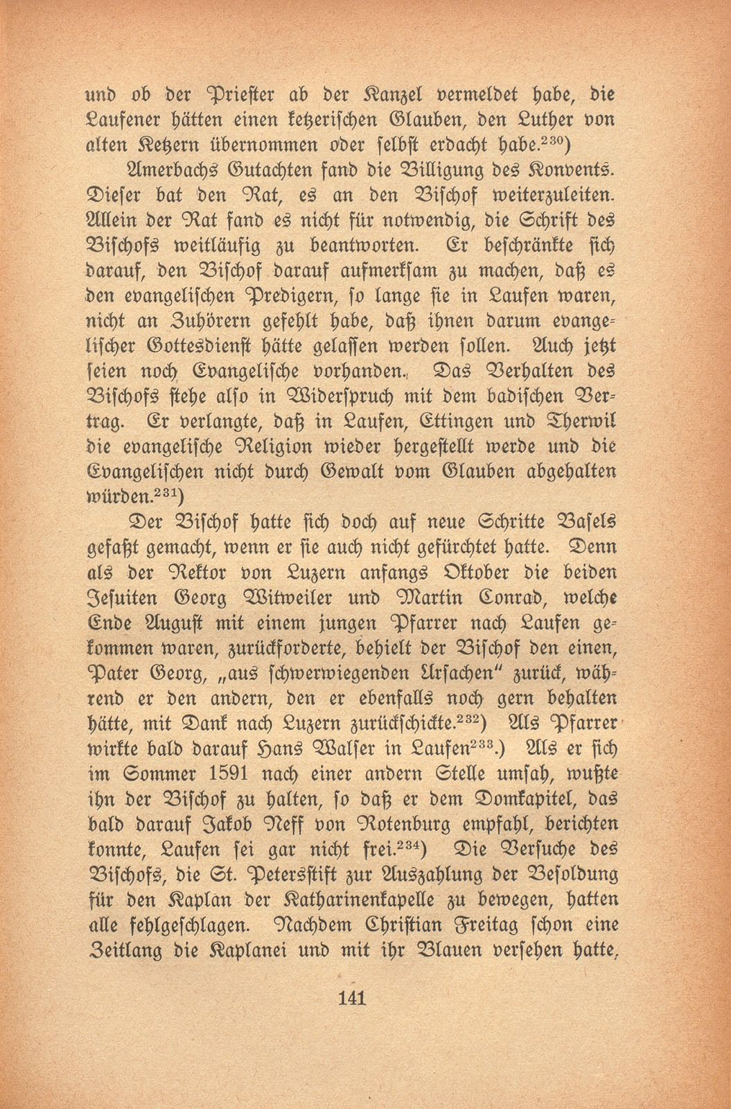 Die Gegenreformation im baslerisch-bischöflichen Laufen – Seite 51