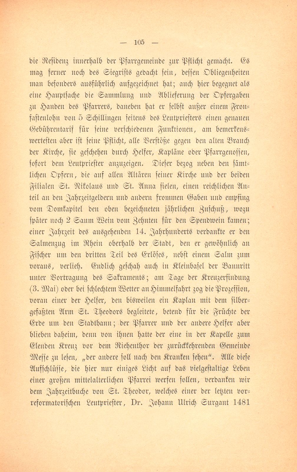 Die Kirchgemeinden Basels vor der Reformation – Seite 7