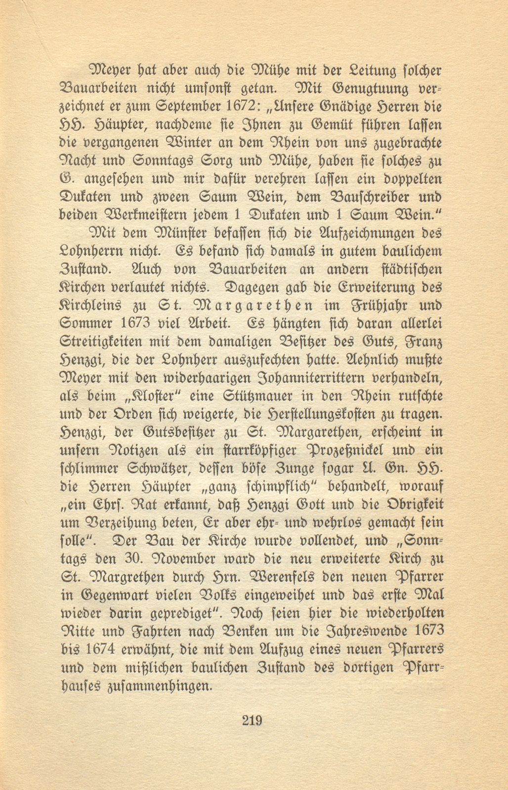 Aus den Aufzeichnungen des Lohnherrn Jakob Meyer 1670-1674 – Seite 7