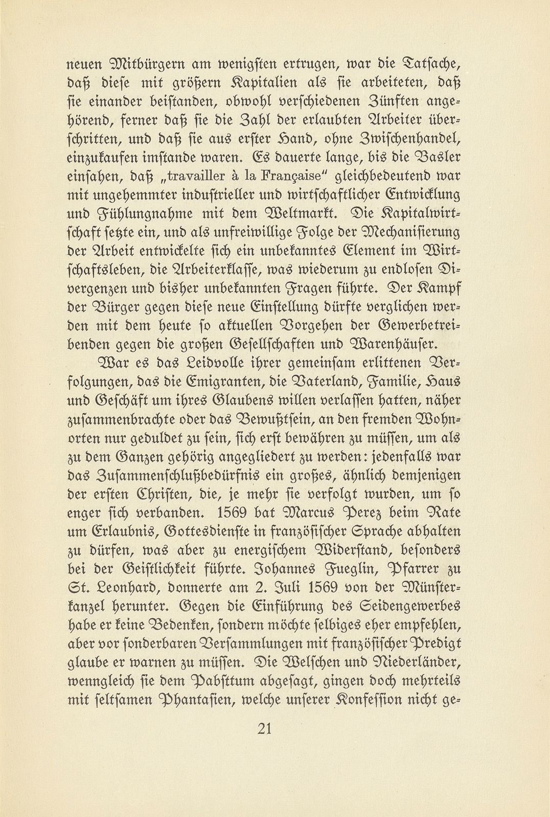 Der Einfluss der französischen Refugianten auf die Kultur Basels – Seite 10