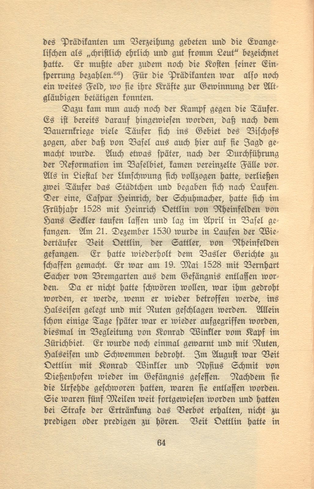 Die Reformation im baslerisch-bischöflichen Laufen – Seite 28