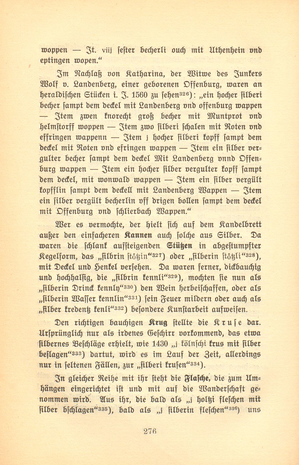 Der Basler Hausrat im Zeitalter der Spätgotik. (An Hand der schriftlichen Überlieferung.) – Seite 36