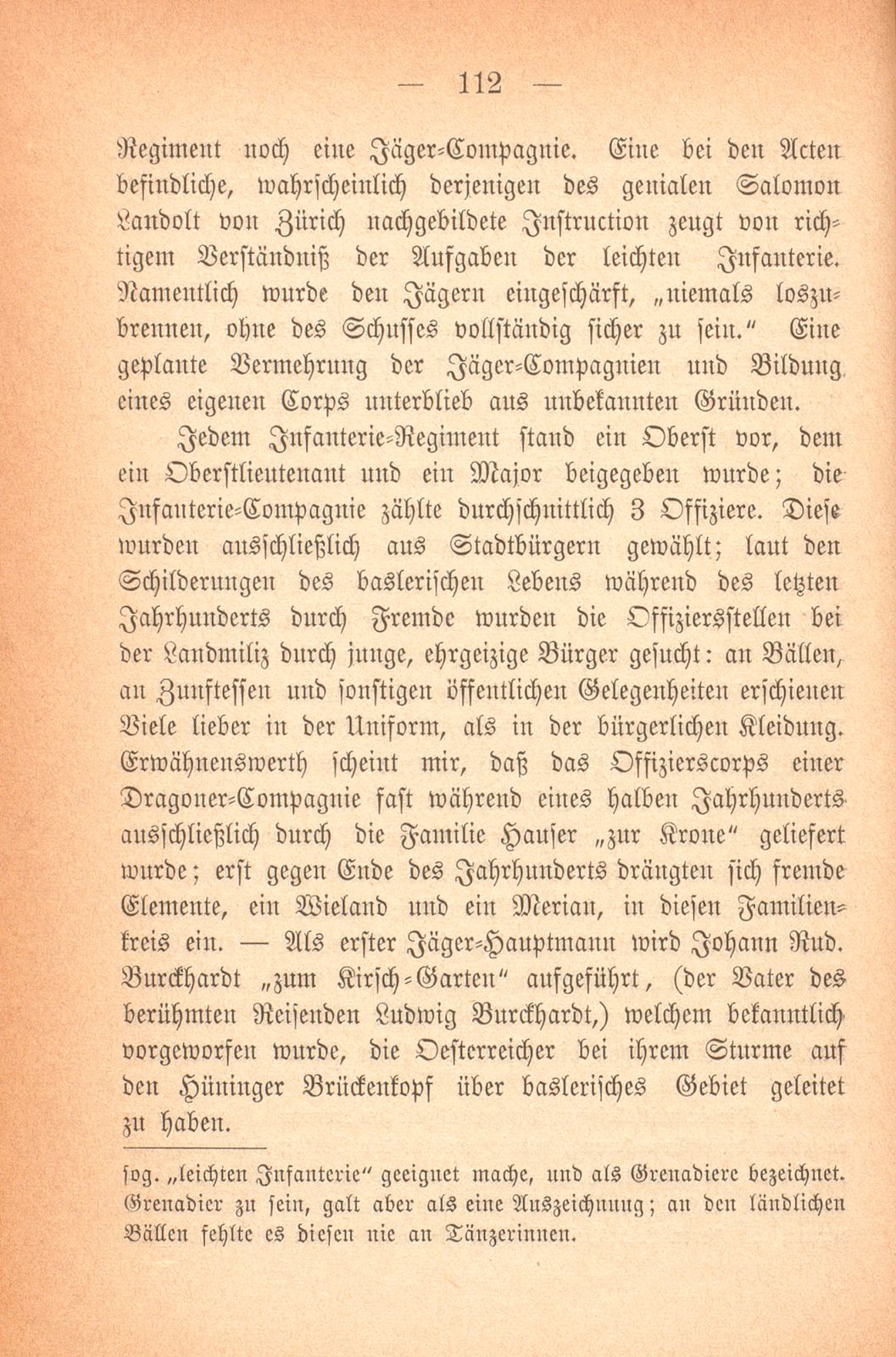 Über das baslerische Militärwesen in den letzten Jahrhunderten – Seite 34