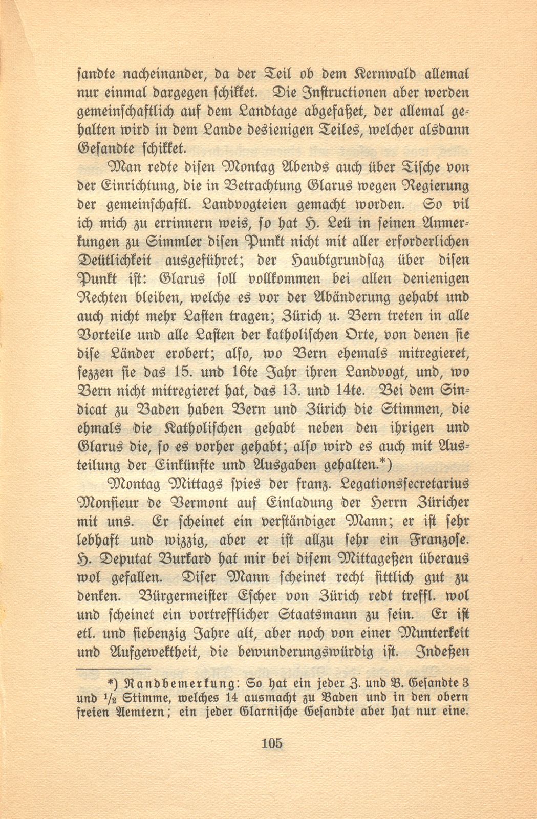 Isaak Iselins Reisetagebuch 1754 – Seite 10