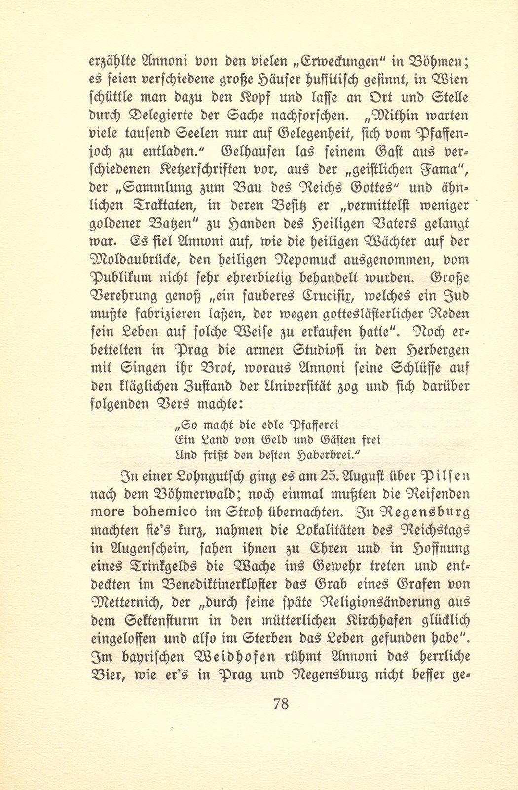 Aus den Wanderjahren des Hieronymus Annoni (1697-1770) – Seite 35