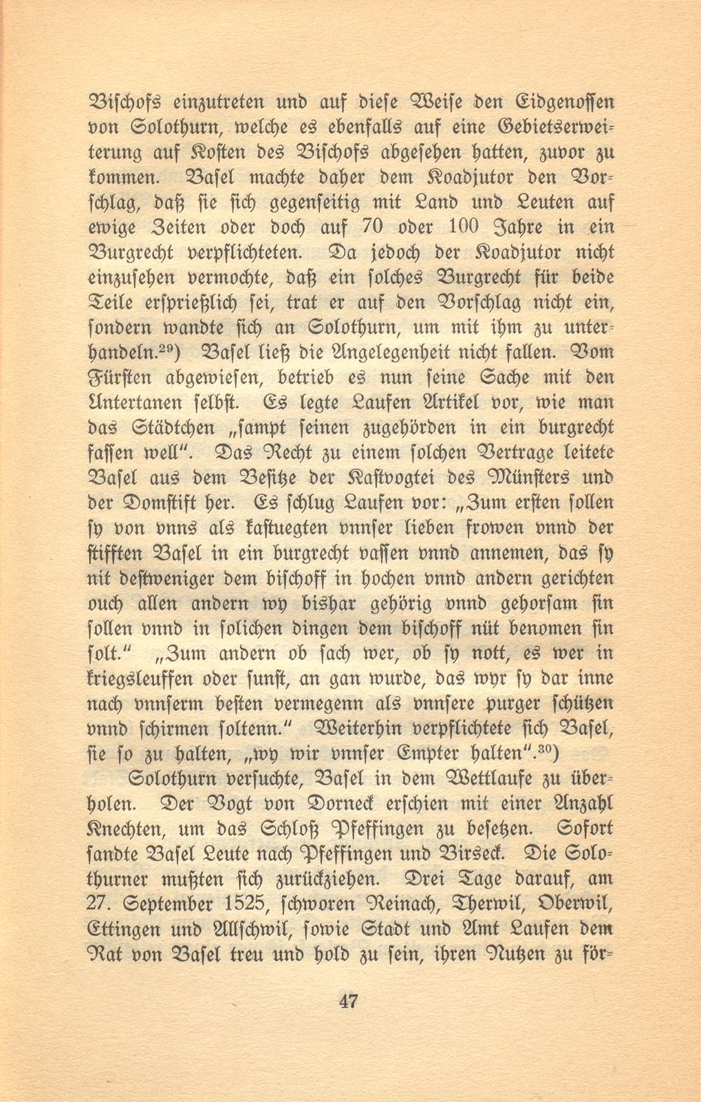 Die Reformation im baslerisch-bischöflichen Laufen – Seite 11