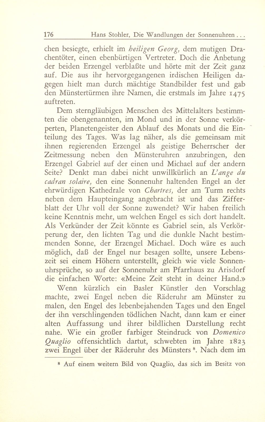 Die Wandlungen der Sonnenuhren am Basler Münster und die Basler Zeitmessung seit 1798 – Seite 6