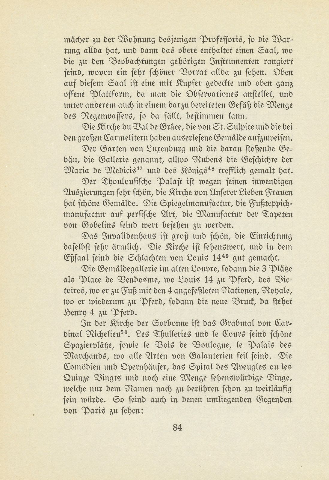 Johannes Ryhiner's Anmerkungen über das Merkwürdige, so in denen Städten, die ich zu sehen Gelegenheit gehabt, wahrzunehmen, nach der Ordnung, wie ich solche eine nach der anderen besucht – Seite 31