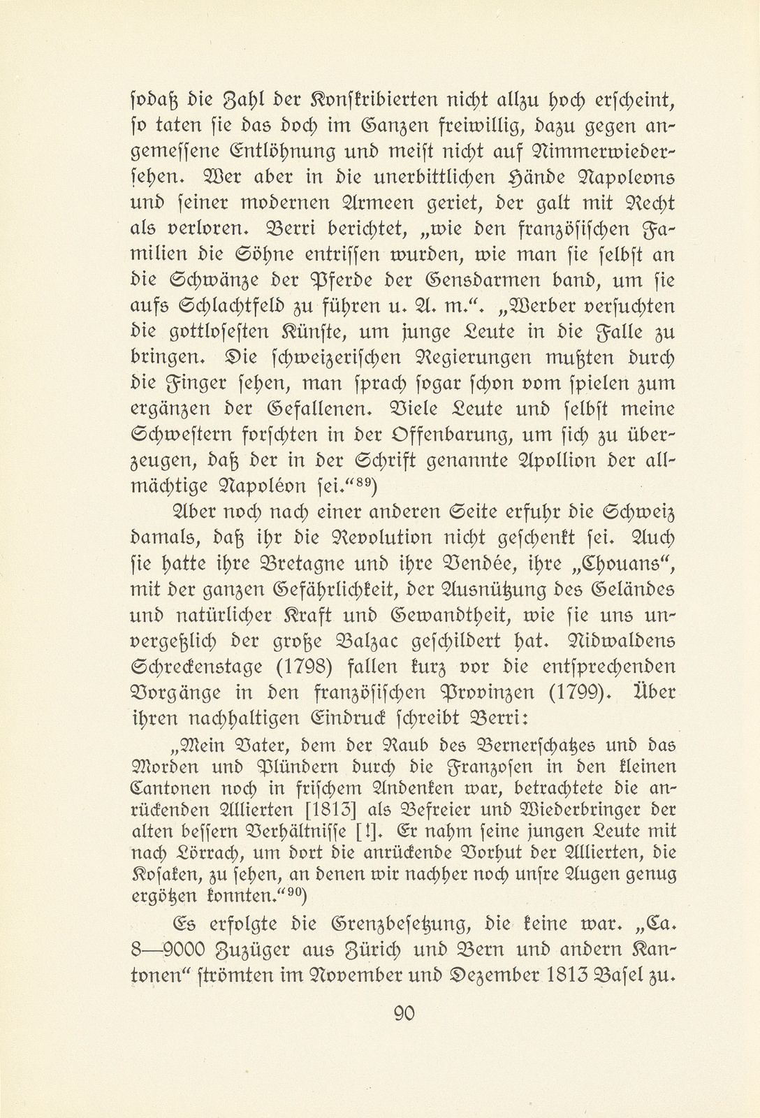 Melchior Berri. (Ein Beitrag zur Kultur des Spätklassizismus in Basel.) – Seite 32