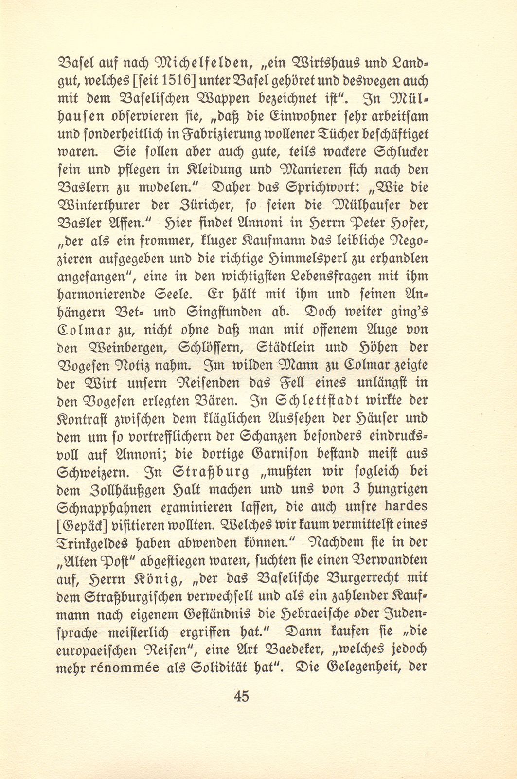 Aus den Wanderjahren des Hieronymus Annoni (1697-1770) – Seite 2