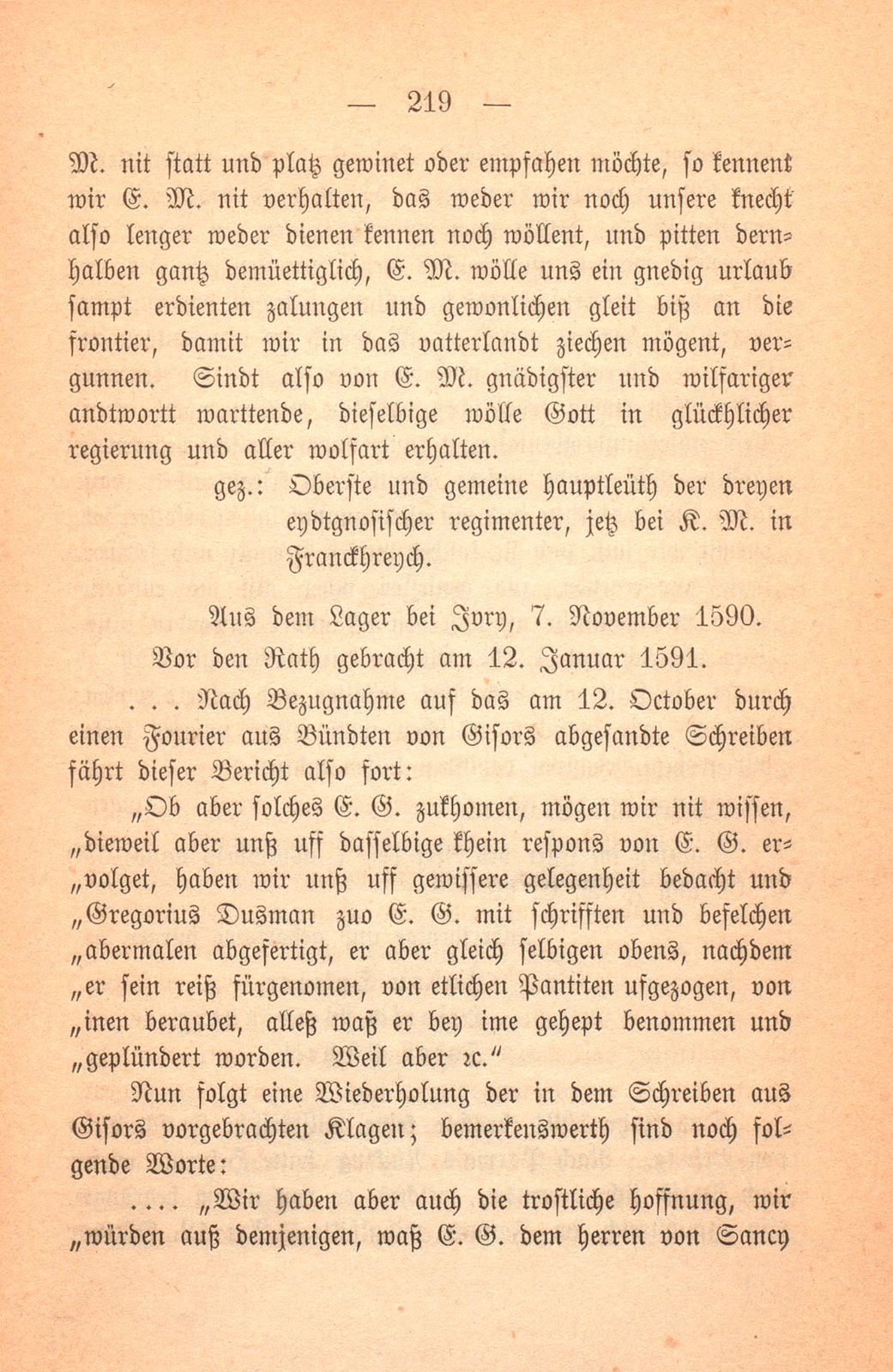 Schicksal einiger Basler Fähnlein in französischem Sold. (1589-1593.) – Seite 68