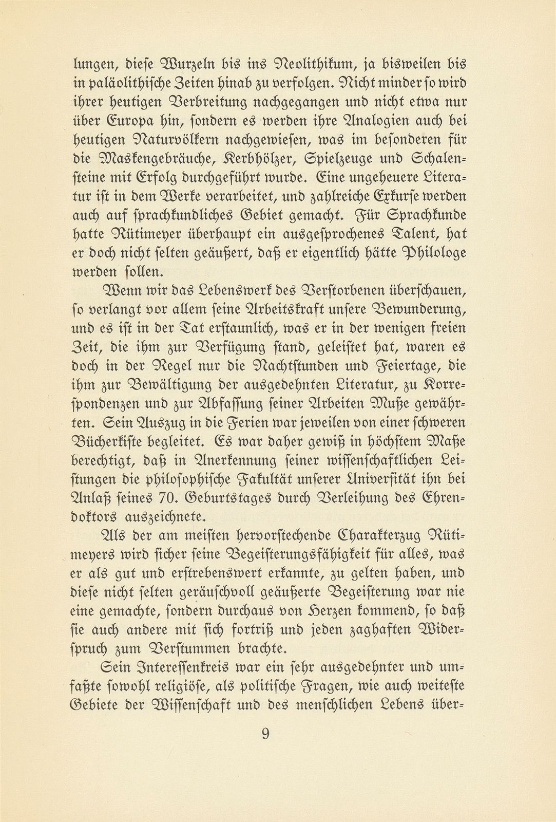 Prof. Leopold Rütimeyer – Seite 9