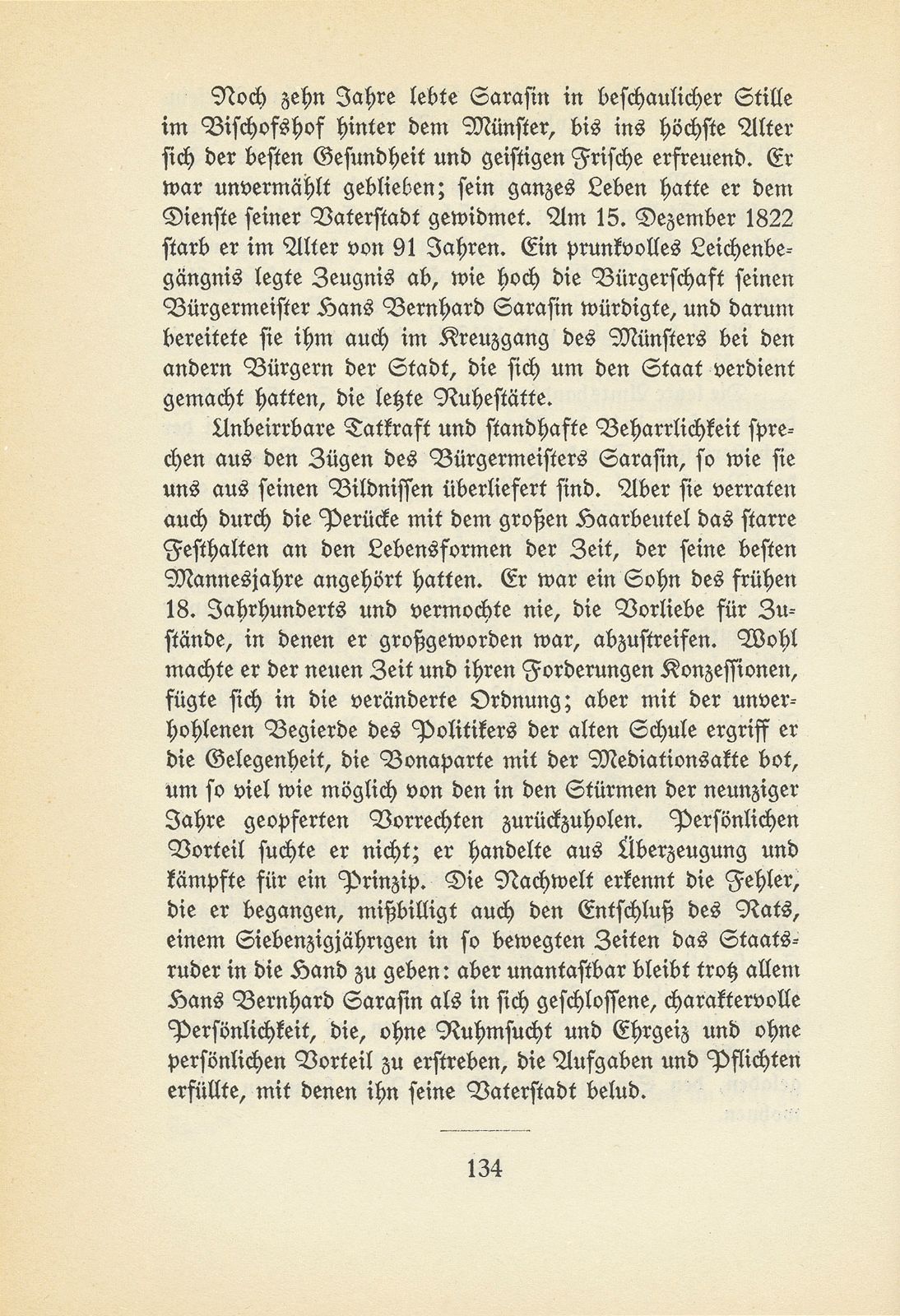 Hans Bernhard Sarasin als Gesandter Basels an der Konsulta in Paris – Seite 28