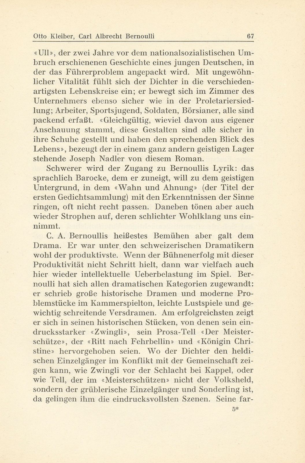 Carl Albrecht Bernoulli 10. Januar 1868 bis 13. Februar 1937 – Seite 7