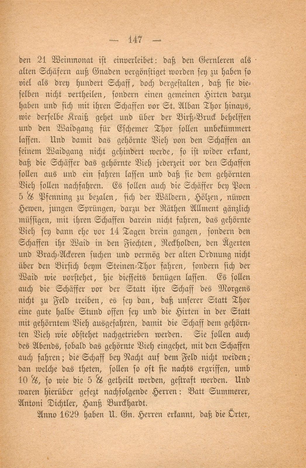 Aus einem baslerischen Stammbuch, XVII. Jahrhundert – Seite 11