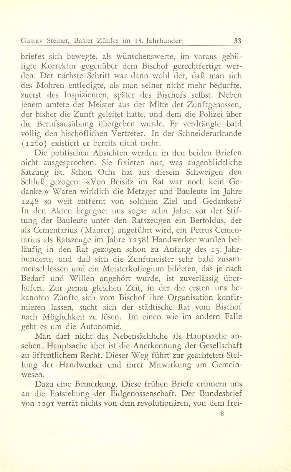 Entstehung und Charakter der Basler Zünfte im 13. Jahrhundert – Seite 17