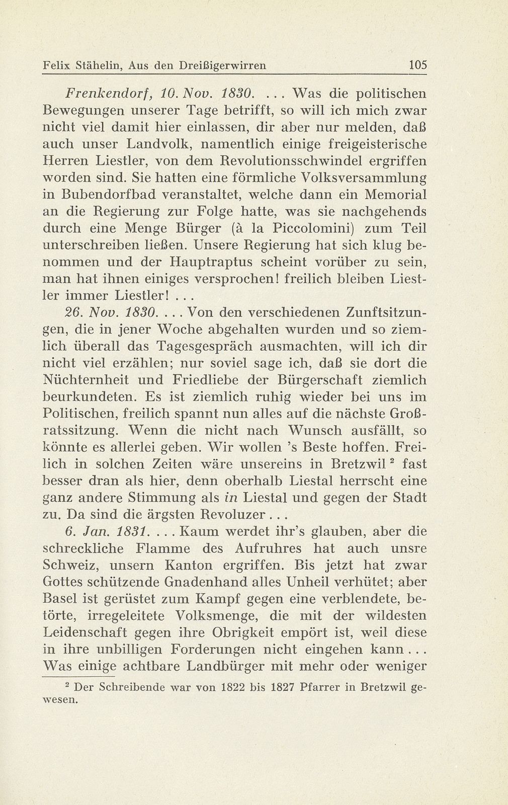 Erlebnisse und Bekenntnisse aus der Zeit der Dreissigerwirren [Gebrüder Stähelin] – Seite 3