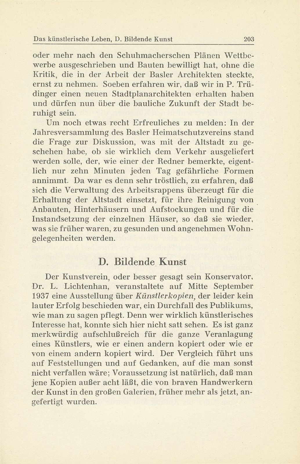 Das künstlerische Leben in Basel vom 1. Oktober 1937 bis 30. September 1938 – Seite 4