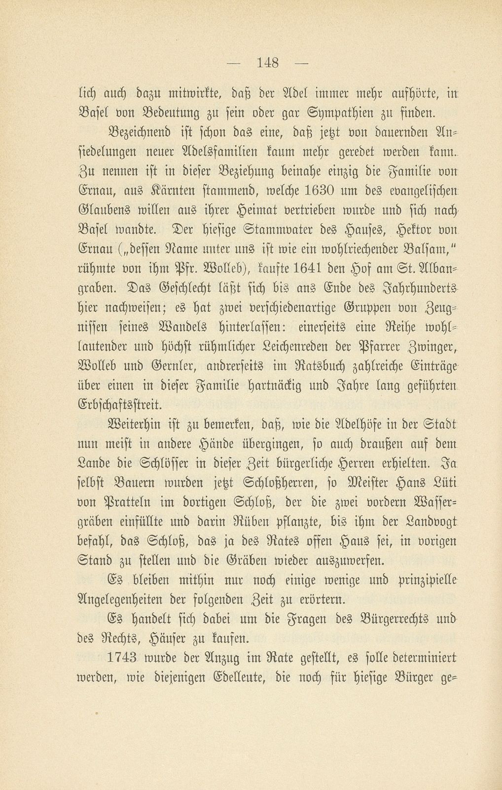 Basels Beziehungen zum Adel seit der Reformation – Seite 30