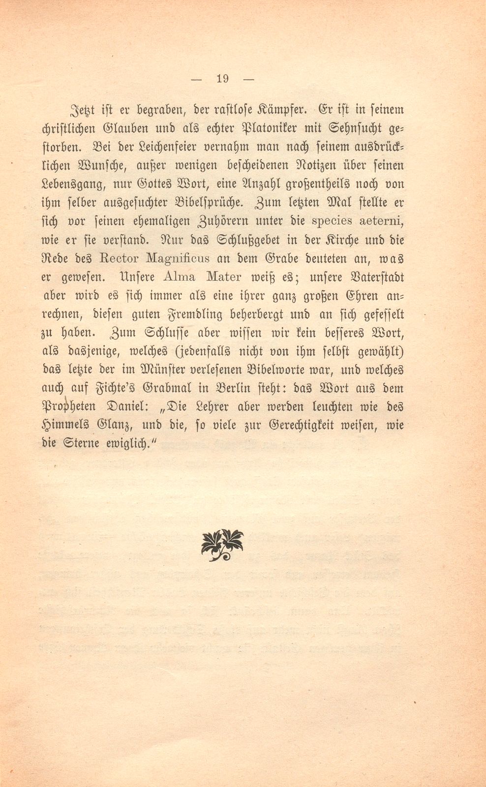 Erinnerungen an Karl Steffensen, Professor der Philosophie – Seite 19