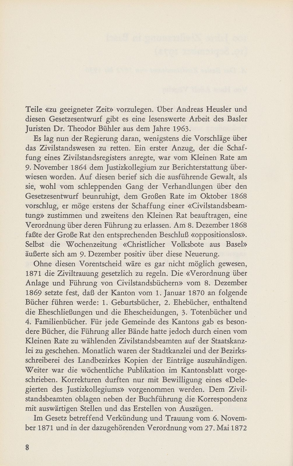 100 Jahre Ziviltrauung in Basel (19. September 1972) – Seite 2