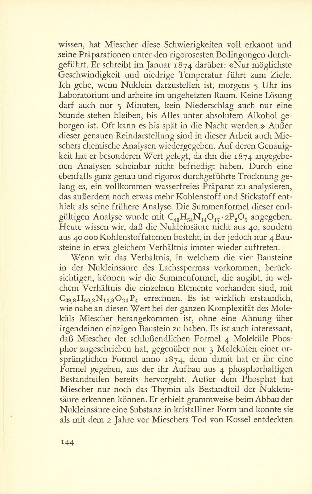 Friedrich Miescher, der Entdecker der Nukleinsäuren (1844-1895) – Seite 11