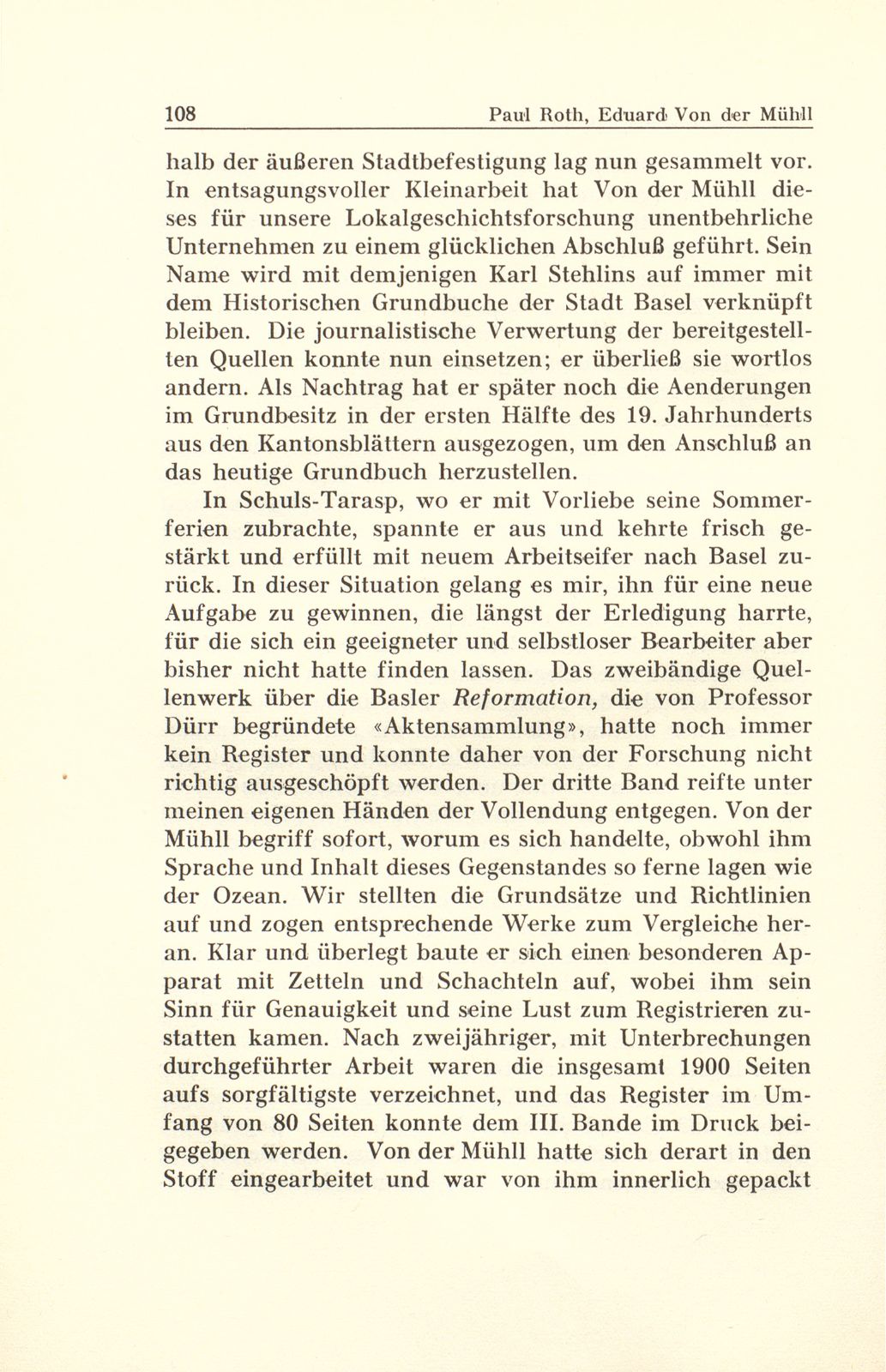 Eduard Von der Mühll 1882-1943 – Seite 6