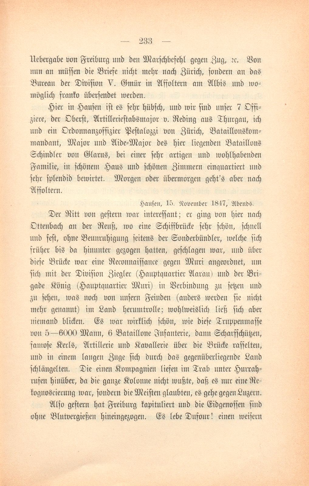 Briefe aus dem Sonderbundsfeldzug – Seite 4