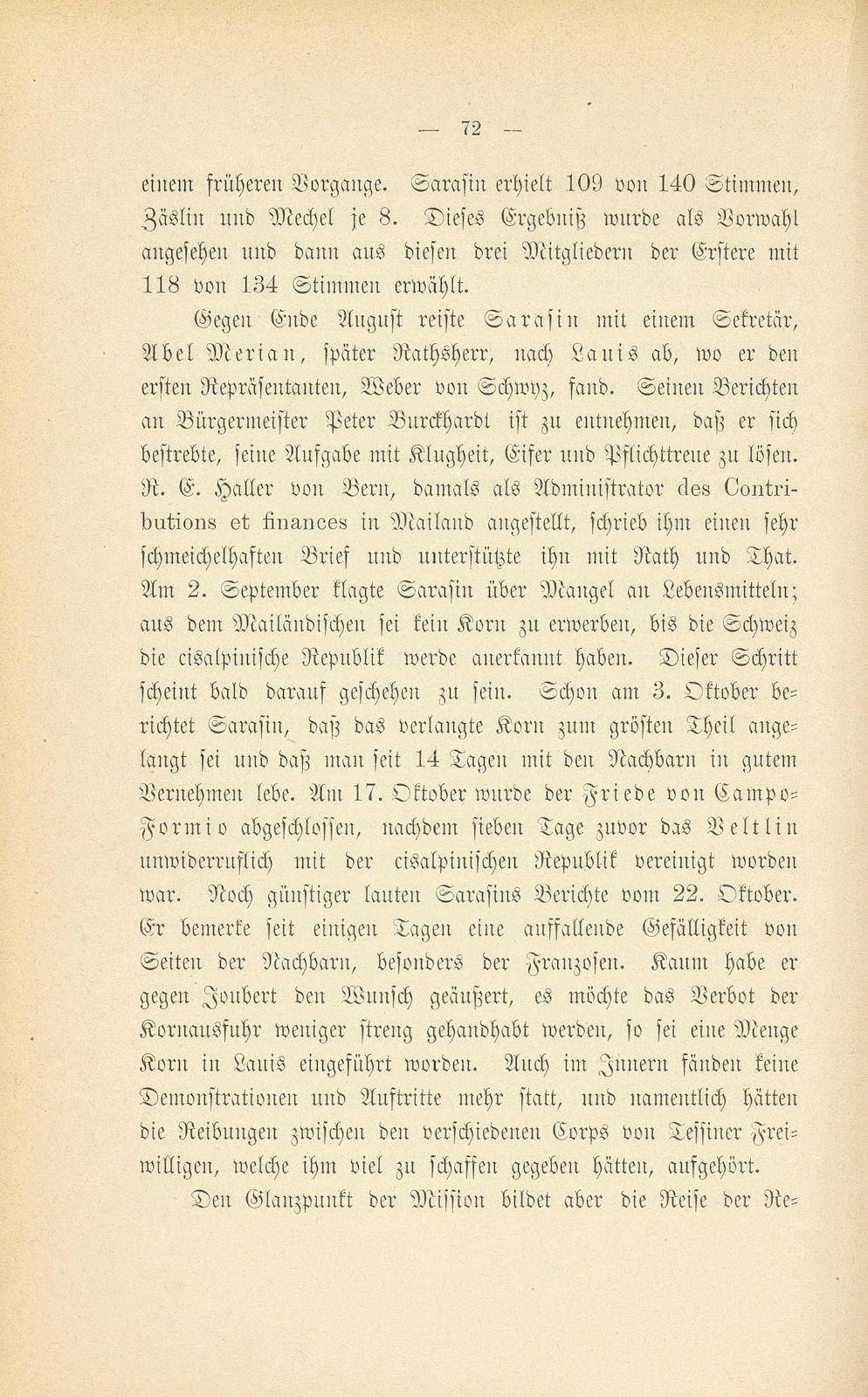 Bürgermeister Hans Bernhard Sarasin (1731-1822) – Seite 5