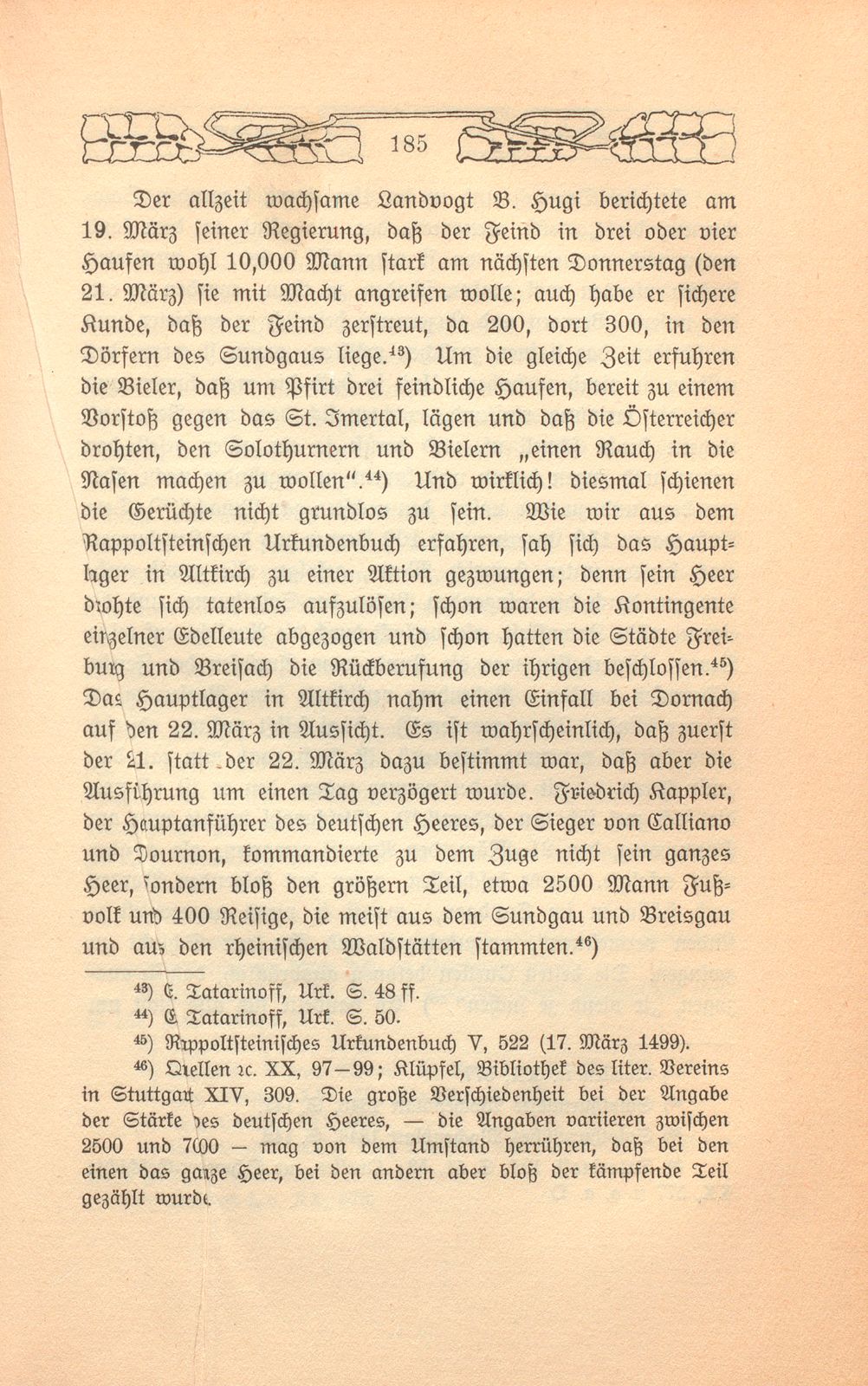 Das Gefecht auf dem Bruderholz. 22. März 1499 – Seite 12