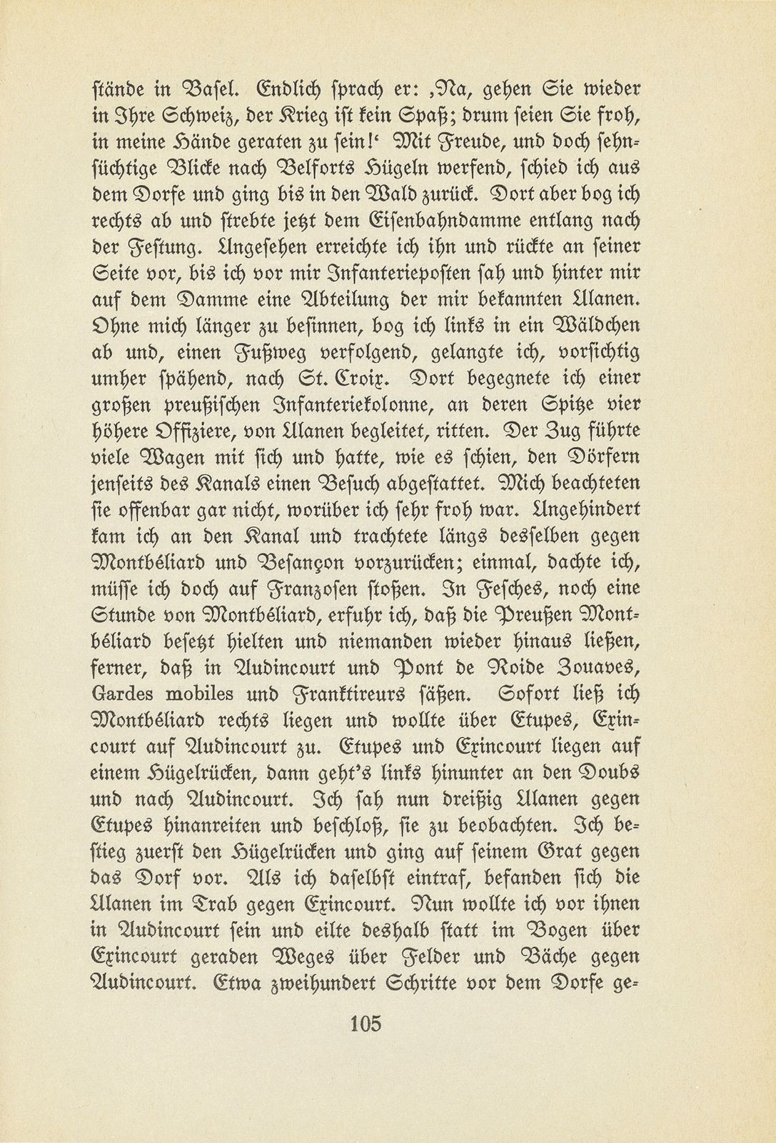 Jugenderinnerungen aus der Kriegszeit 1870/1871 – Seite 13